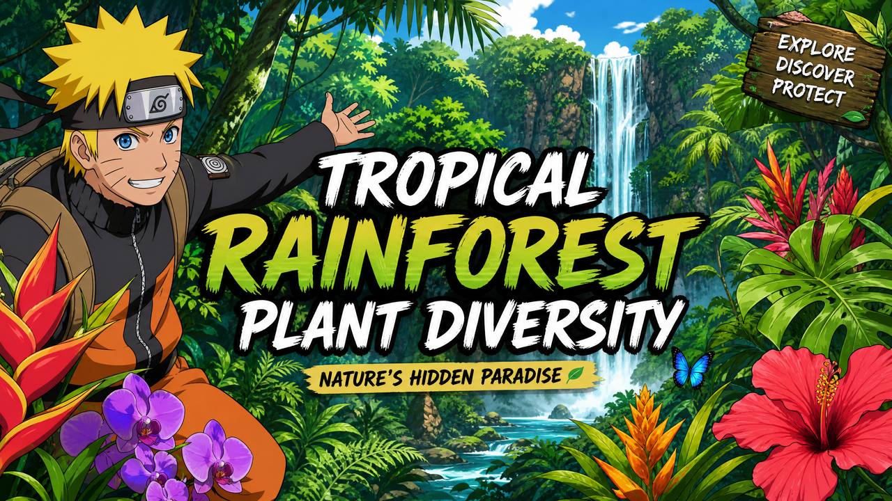 暗网植物视频-热带雨林植物多样性探索视频分享